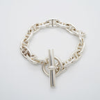 Hermes Chaine D'ancre MM Silver Bracelet — view 3