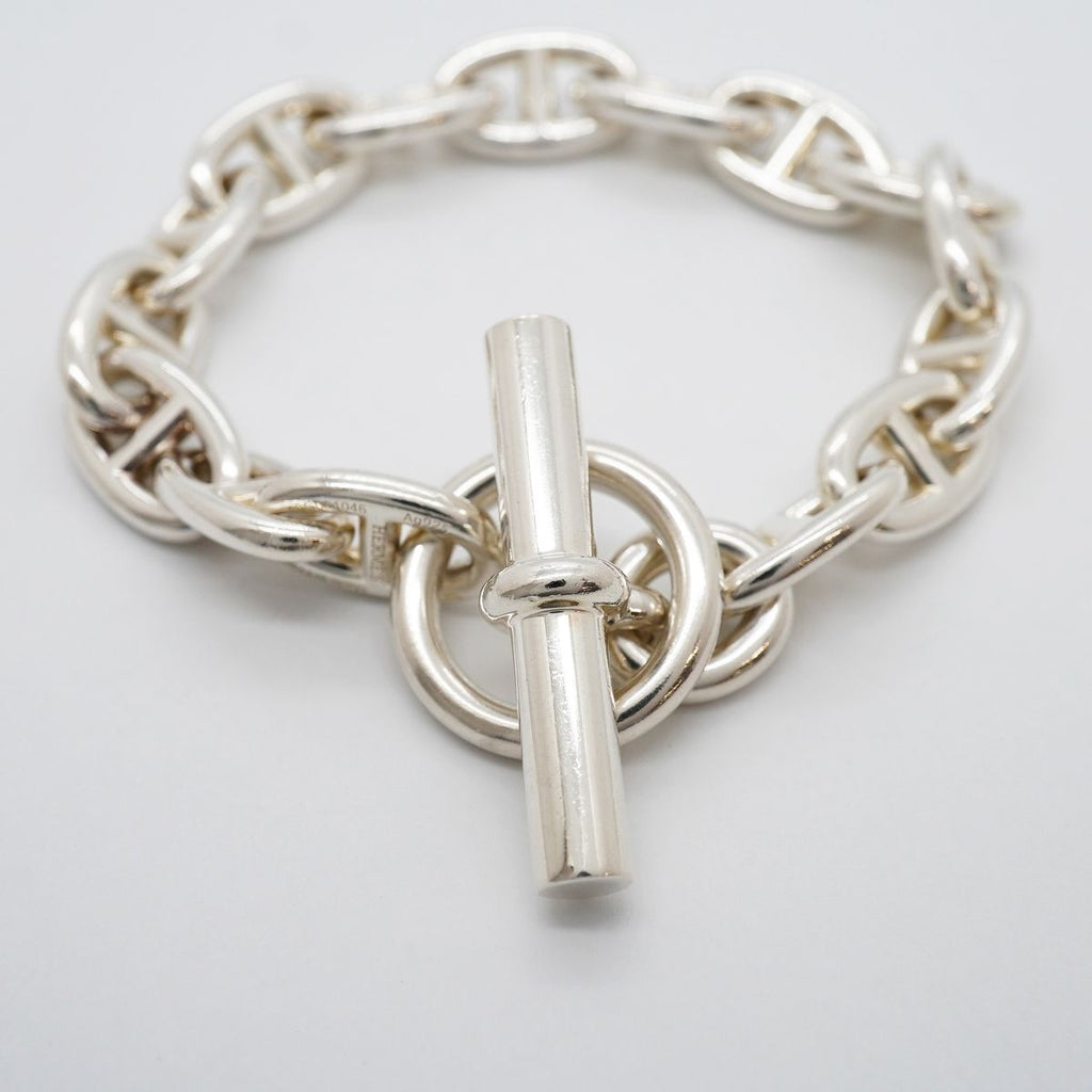Hermes Chaine D'ancre MM Silver Bracelet — view 4
