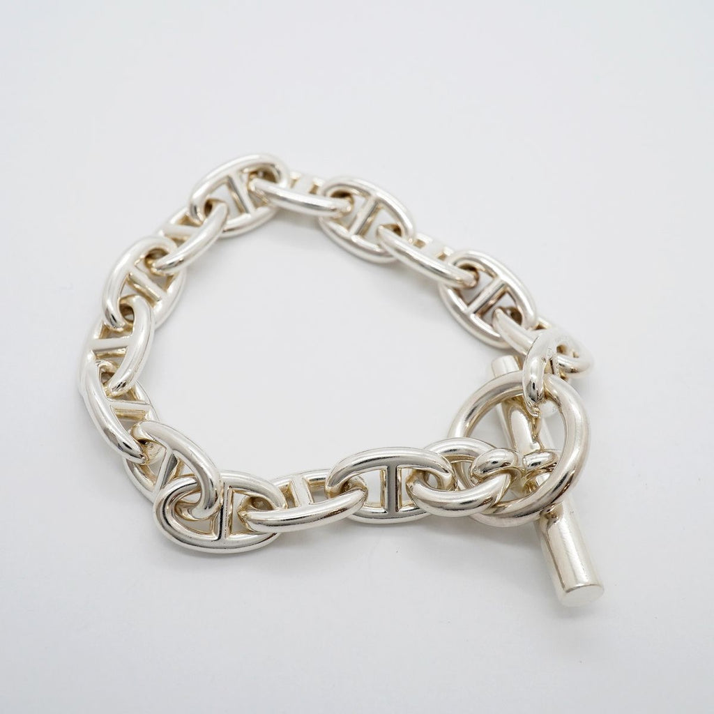 Hermes Chaine D'ancre MM Silver Bracelet — view 2