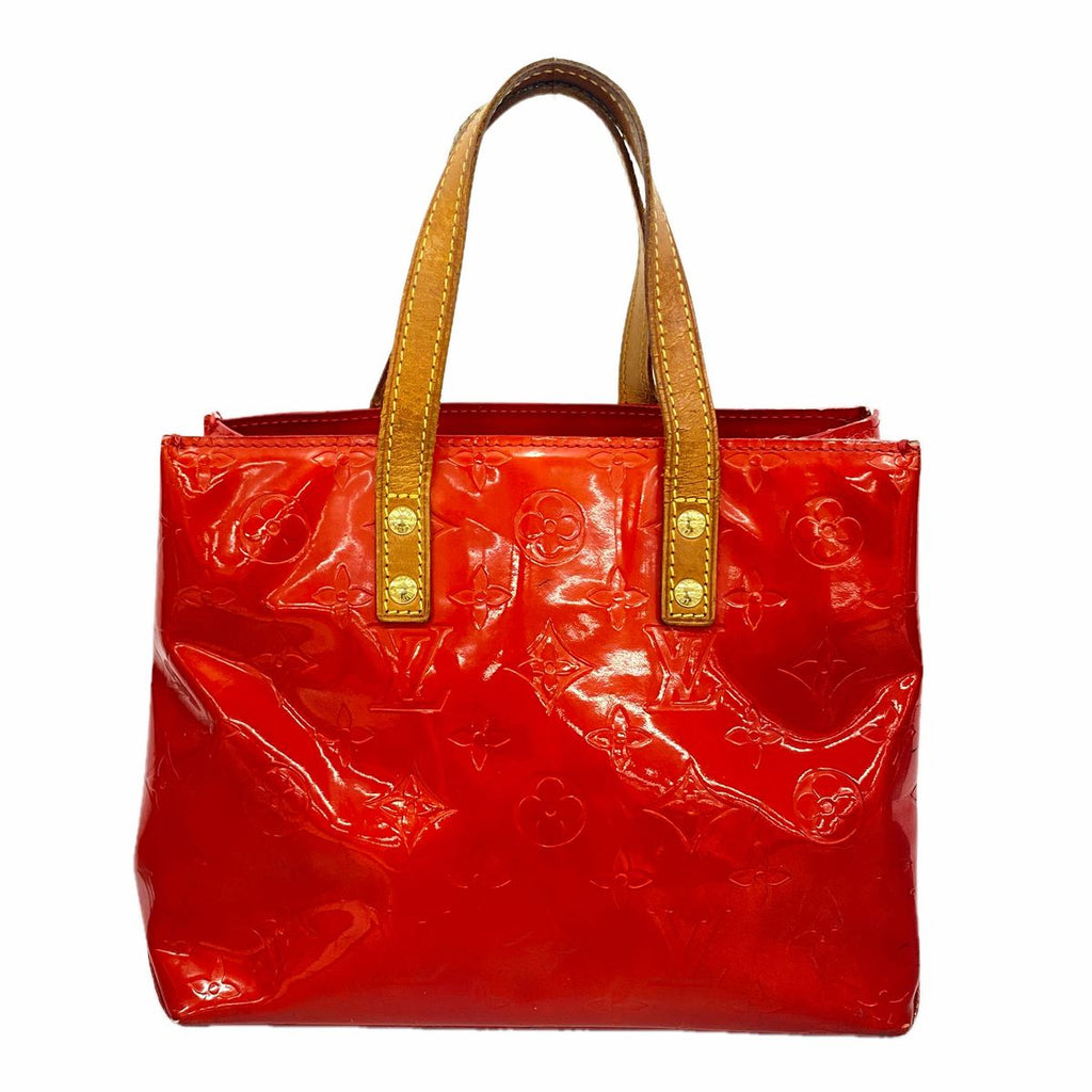 Louis Vuitton Vernis Reed PM Rouge Handbag