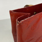 Louis Vuitton Vernis Reed PM Rouge Handbag — view 7