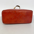 Louis Vuitton Vernis Reed PM Rouge Handbag — view 3
