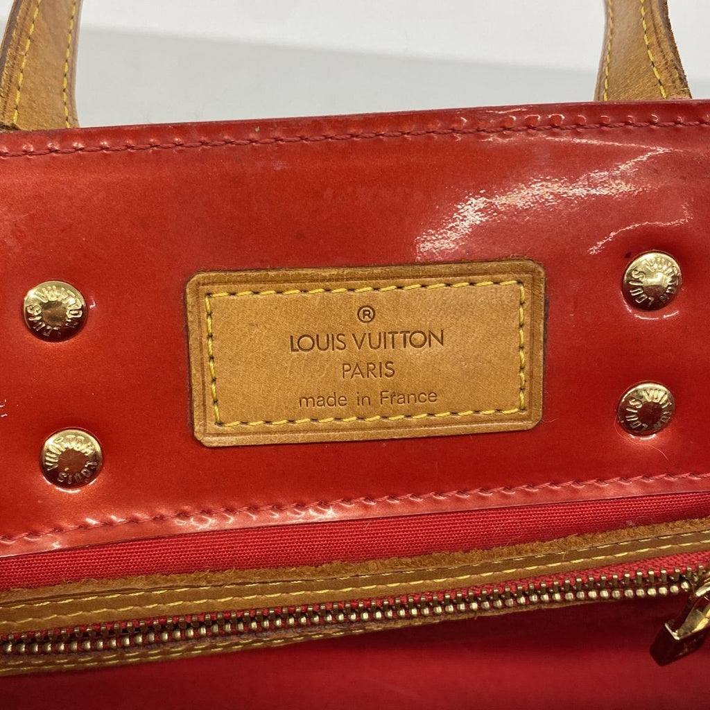 Louis Vuitton Vernis Reed PM Rouge Handbag — view 5