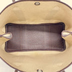 Hermes Tote Bag Garden Party PM Toile Ash Brown Silver — view 4