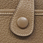Hermes Shoulder Bag Evelyne Taurillon Clemence Etoupe Silver — view 8
