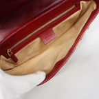 Gucci Shoulder Bag GG Canvas Marmont Beige Red Gold — view 4
