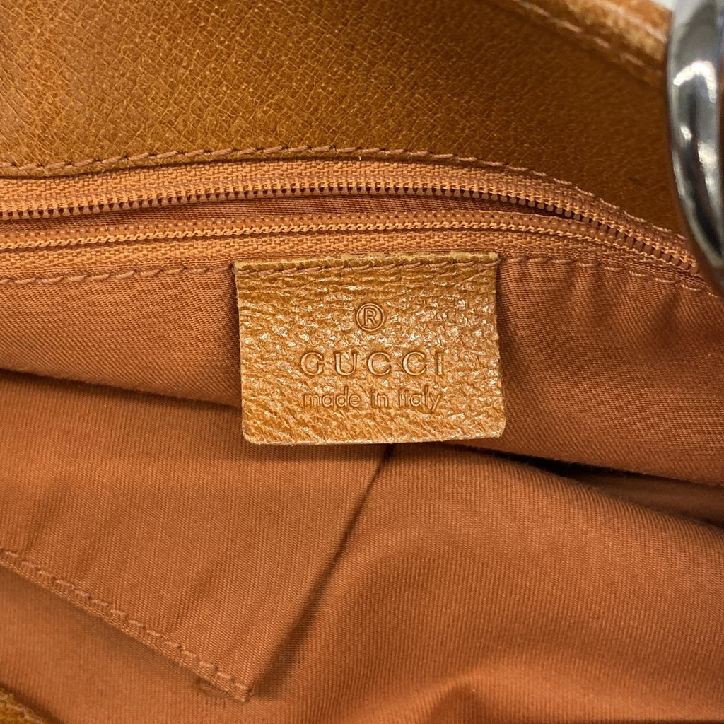Gucci GG Canvas Beige Silver Handbag — view 5