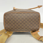 Celine Backpack Macadam Brown Gold — view 3