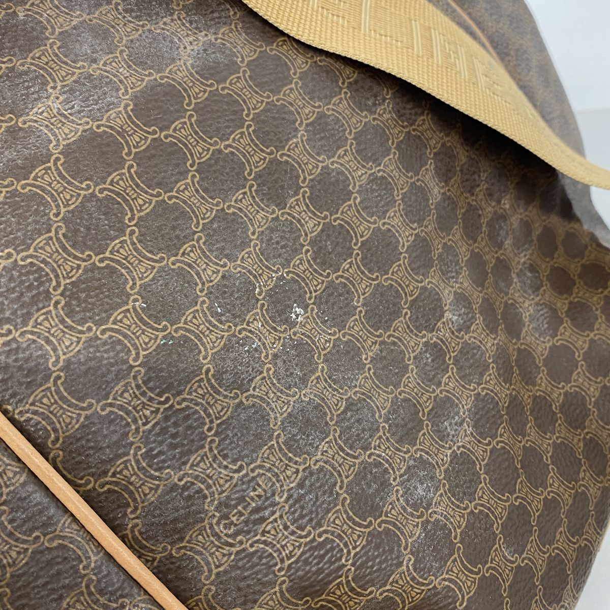 Celine Backpack Macadam Brown Gold — view 6