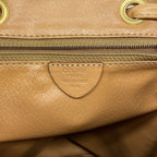 Celine Backpack Macadam Brown Gold — view 5