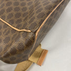Celine Backpack Macadam Brown Gold — view 7