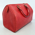 Louis Vuitton Epi Speedy 25 Castilian Red Handbag — view 2