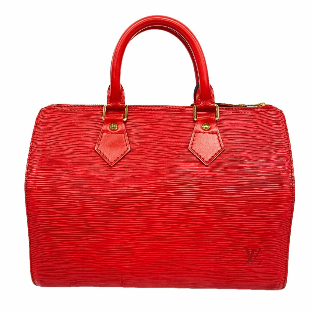 Louis Vuitton Epi Speedy 25 Castilian Red Handbag