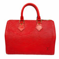 Louis Vuitton Epi Speedy 25 Castilian Red Handbag