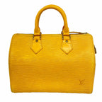 Louis Vuitton Epi Speedy 25 Jaune Handbag