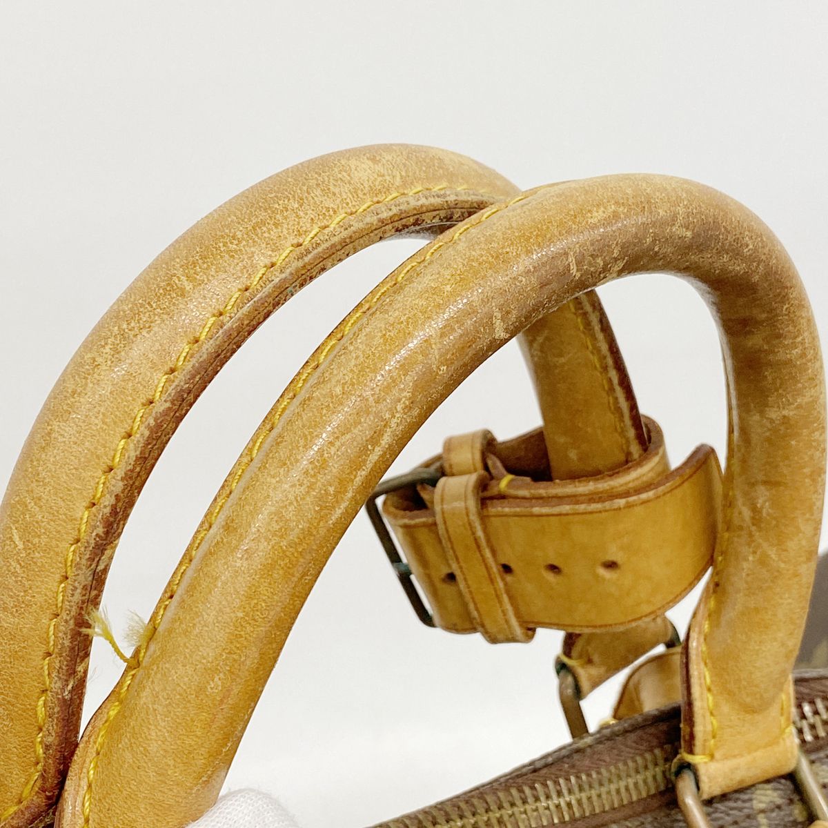 Louis Vuitton Boston Bag Monogram Keepall 50 Brown — view 7