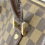 Louis Vuitton Damier Riviera MM Ebene Handbag — view 8