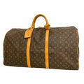 Louis Vuitton Boston Bag Monogram Keepall 60 Brown