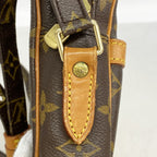 Louis Vuitton Shoulder Bag Monogram Danube Brown — view 8
