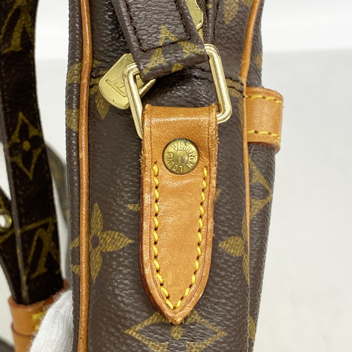 Louis Vuitton Shoulder Bag Monogram Danube Brown — view 8