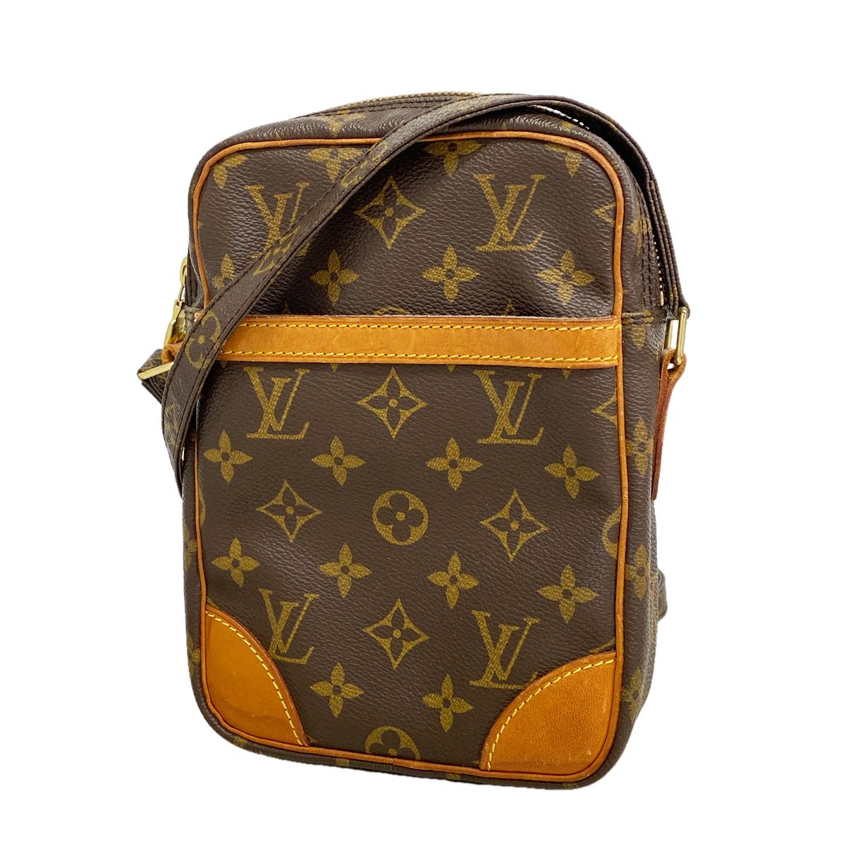 Louis Vuitton Shoulder Bag Monogram Danube Brown