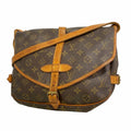 Louis Vuitton Shoulder Bag Monogram Saumur 30 Brown