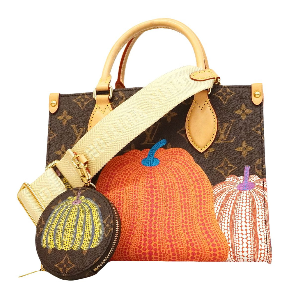 Louis Vuitton Monogram Pumpkin LV Xyk On The Go PM Brown Red 2-Way Bag
