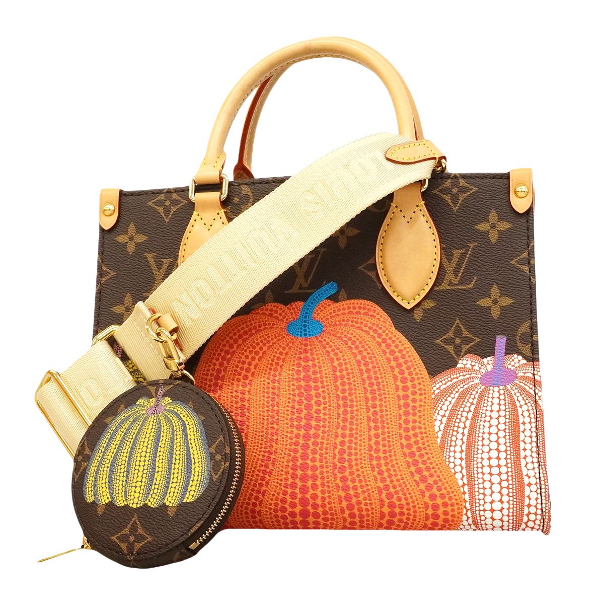 Louis Vuitton Monogram Pumpkin LV Xyk On The Go PM Brown Red 2-Way Bag