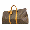 Louis Vuitton Boston Bag Monogram Keepall 55 Brown