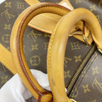 Louis Vuitton Boston Bag Monogram Keepall 55 Brown — view 8