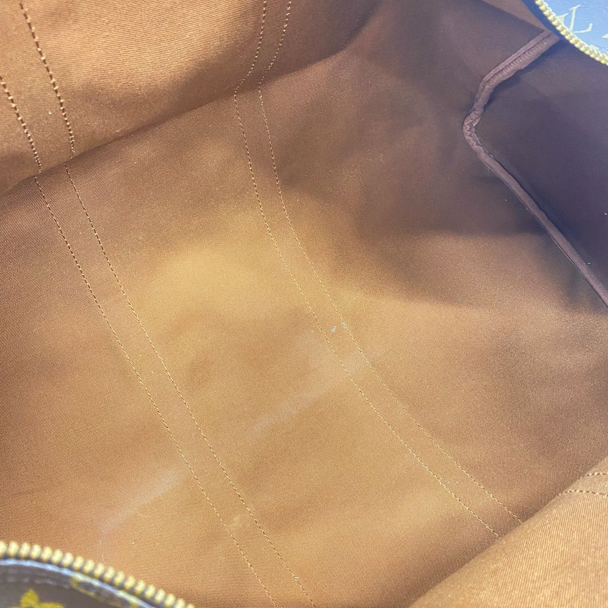 Louis Vuitton Boston Bag Monogram Keepall 55 Brown — view 4