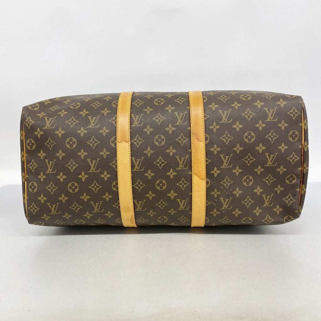 Louis Vuitton Boston Bag Monogram Keepall 50 Brown — view 3