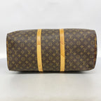 Louis Vuitton Boston Bag Monogram Keepall 50 Brown — view 3
