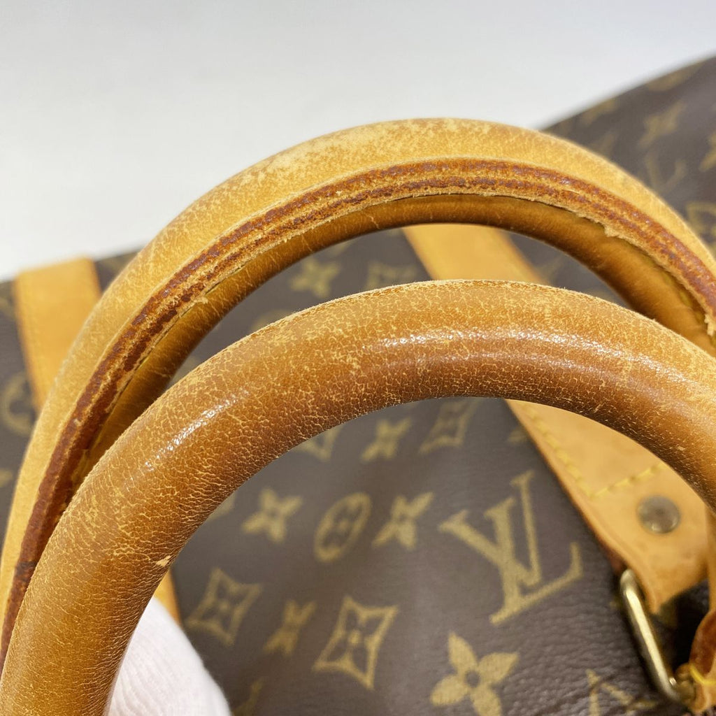 Louis Vuitton Boston Bag Monogram Keepall 50 Brown — view 8