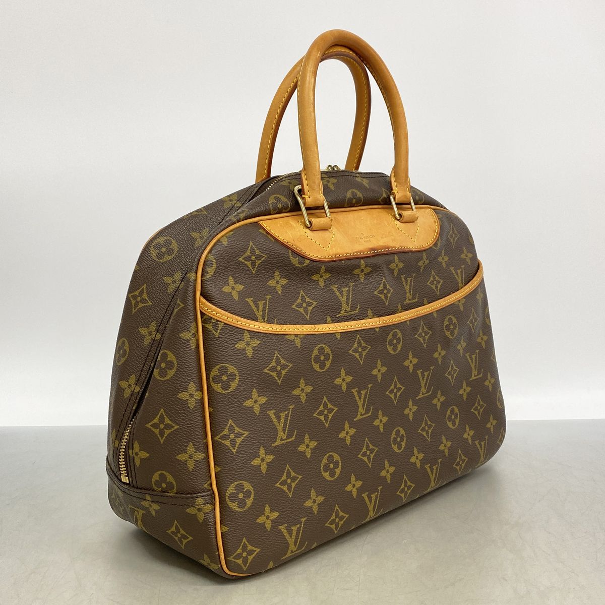 Louis Vuitton Monogram Deauville Brown Handbag — view 2