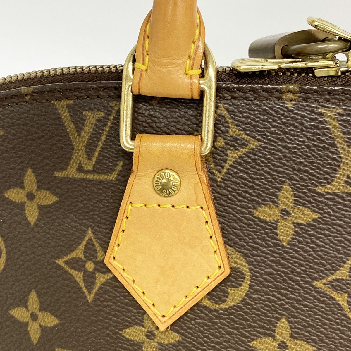 Louis Vuitton Monogram Alma Brown Handbag — view 8