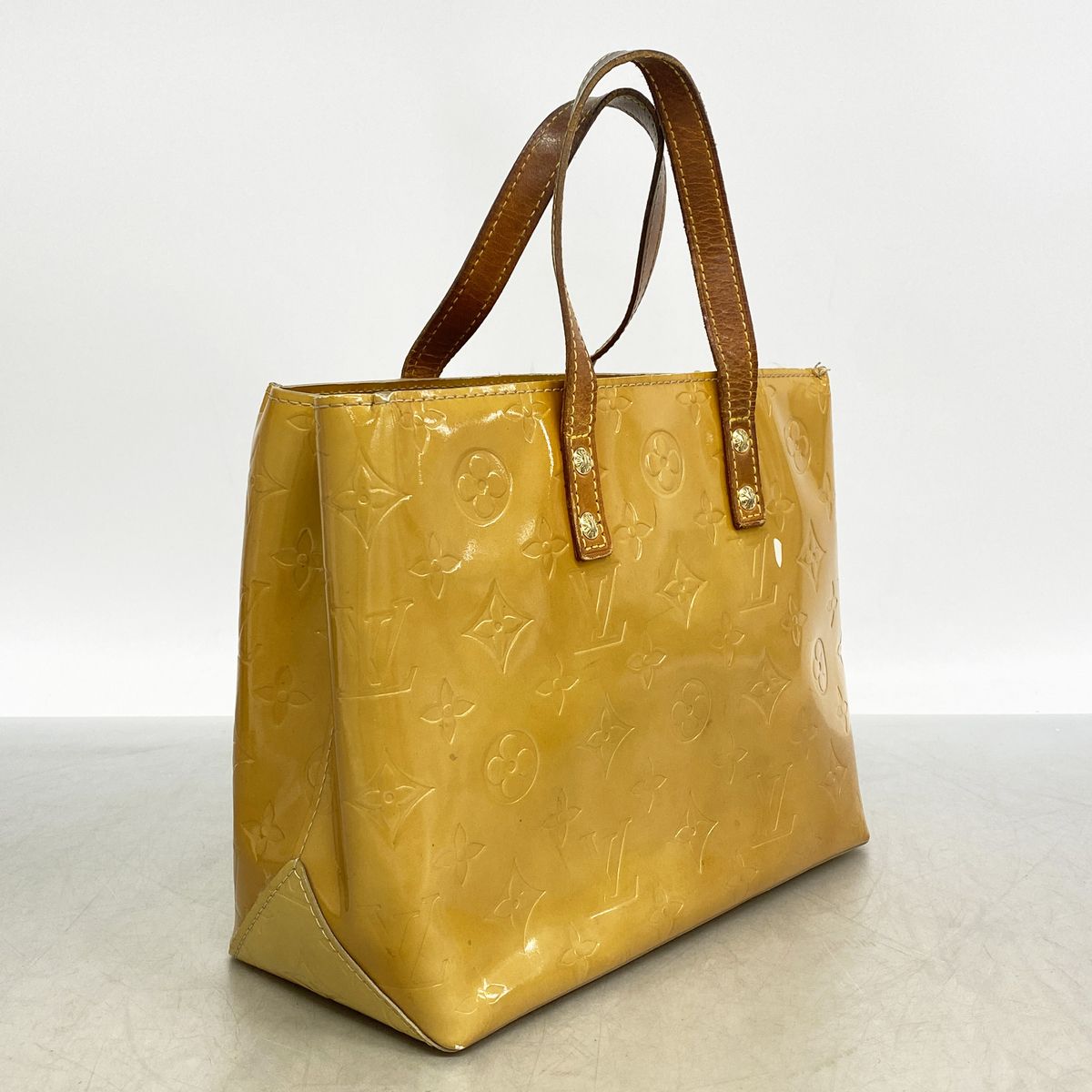 Louis Vuitton Vernis Reed PM Beige Handbag — view 2