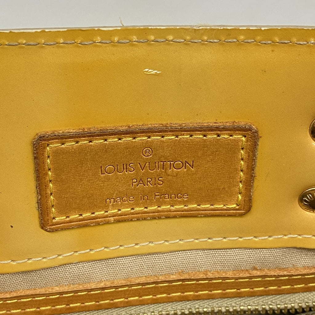 Louis Vuitton Vernis Reed PM Beige Handbag — view 5