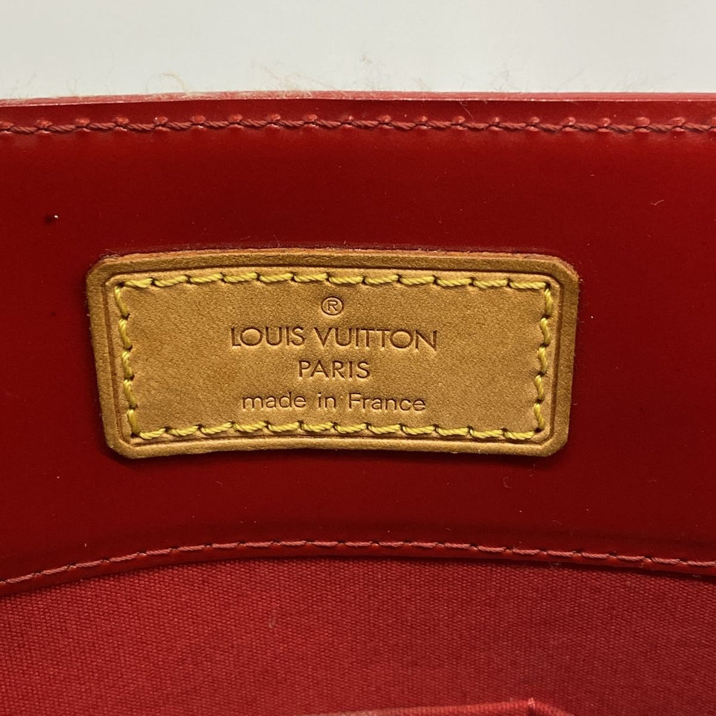 Louis Vuitton Tote Bag Vernis Reed MM Rouge — view 5