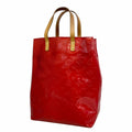 Louis Vuitton Tote Bag Vernis Reed MM Rouge