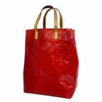 Louis Vuitton Tote Bag Vernis Reed MM Rouge