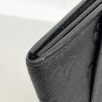 Louis Vuitton Wallet Monogram Empreinte Portefeuille Sarah Noir — view 5