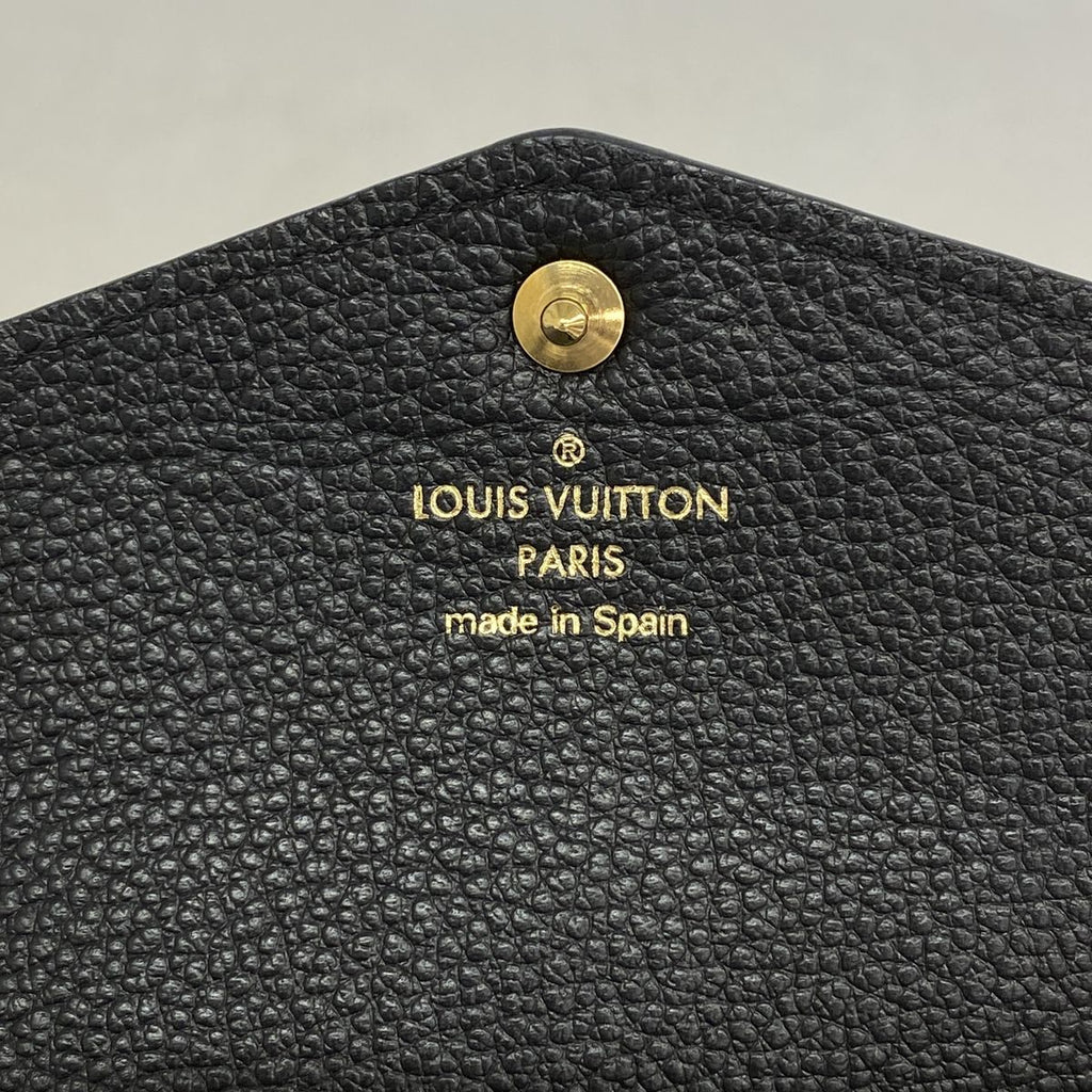 Louis Vuitton Wallet Monogram Empreinte Portefeuille Sarah Noir — view 4