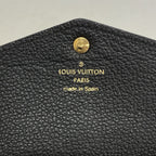 Louis Vuitton Wallet Monogram Empreinte Portefeuille Sarah Noir — view 4