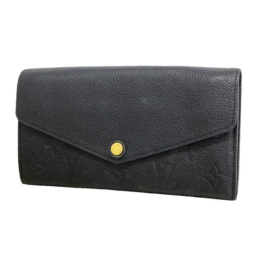 Louis Vuitton Wallet Monogram Empreinte Portefeuille Sarah Noir
