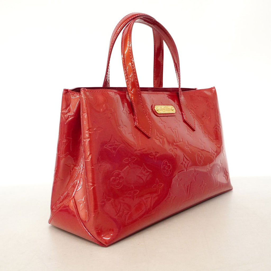 Louis Vuitton Tote Bag Vernis Wilshire PM Rouge Grenadine — view 2