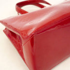 Louis Vuitton Tote Bag Vernis Wilshire PM Rouge Grenadine — view 6