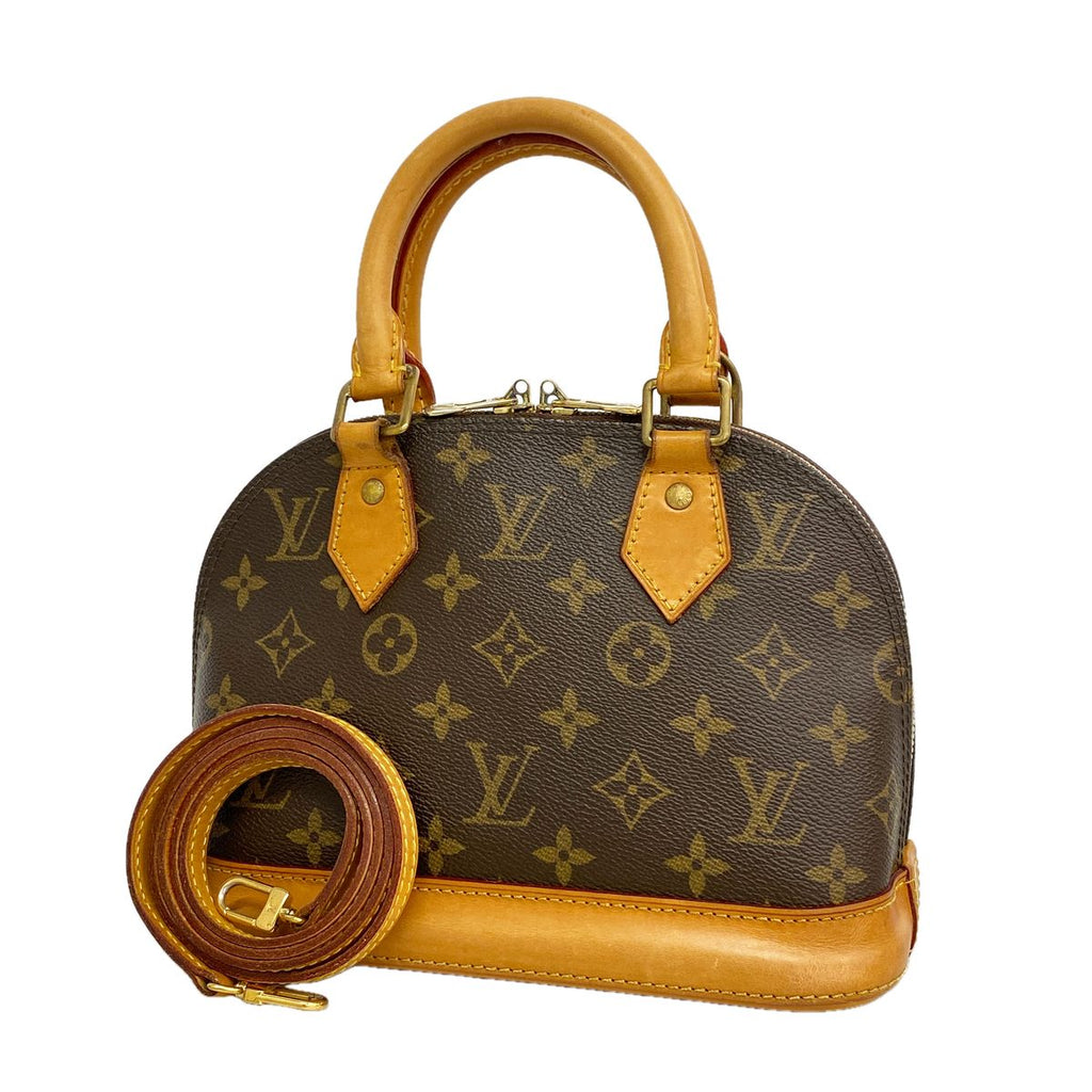 Louis Vuitton Monogram Alma BB Brown 2-Way Bag