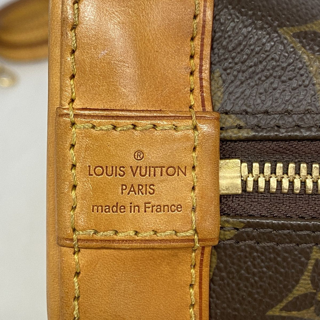 Louis Vuitton Monogram Alma BB Brown 2-Way Bag — view 5