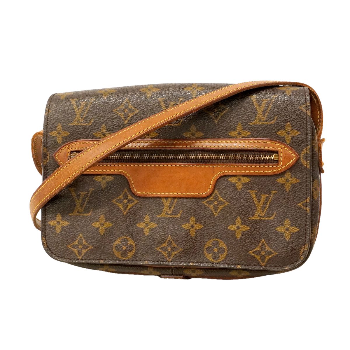 Louis Vuitton Shoulder Bag Monogram Saint Germain 24 Brown